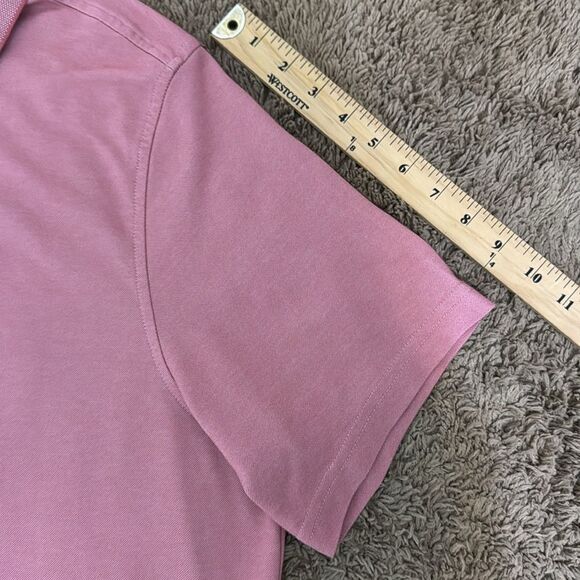 Tasso Elba Pima Blend Pink Polo Shirt size XL Classic Casual Design Resort Party - Picture 5 of 8